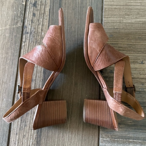 Trask Charlene Women's Heeled Leather Sandals Women's Size 10 - Picture 5 of 12